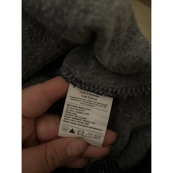 Original Paraffin Premium Tee collection hoodie sweater size Mens Small Navy - Picture 7 of 7